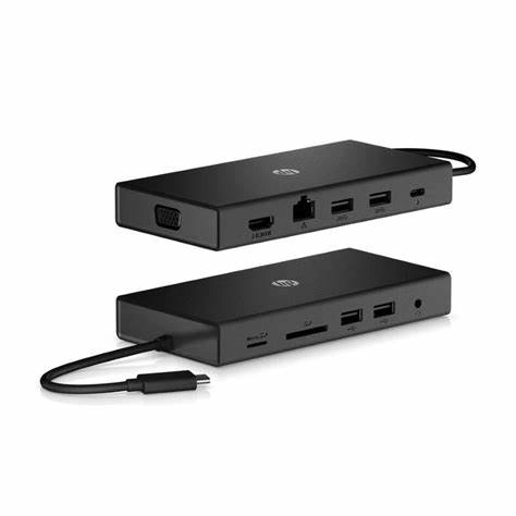 USB хаб HP Travel Type-C 7 портов (p/n 1C1Y5AA) 2*USB 3.0 Type-A/2*USB 2.0 Type-A /1*USB-C /1*HDMI 1.4 /1* VGA/1* RJ-45/1*3,5 мм/1*SD-карт/1 *microSD (TF) 