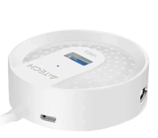 Распределитель USB, A4tech Switch Hub HUB-30C (White) USB to 4xUSB 3.0
