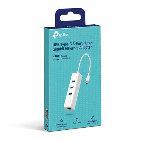 USB переходник TP Link UE330C USB Type-C 3-Port Hub & Gigabit Ethernet Adapter