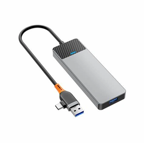 Распределитель USB (USB3,0/USB-C) Wiwu 4 in 1 A431C (4xUSB3,0 1xUSB-C)